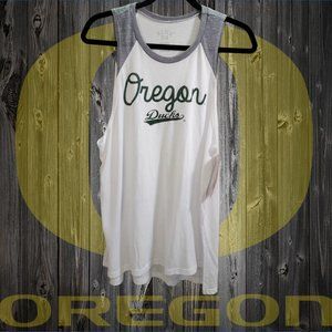 🏈 Oregon Ducks Soft Side Split Tank Women's Size M